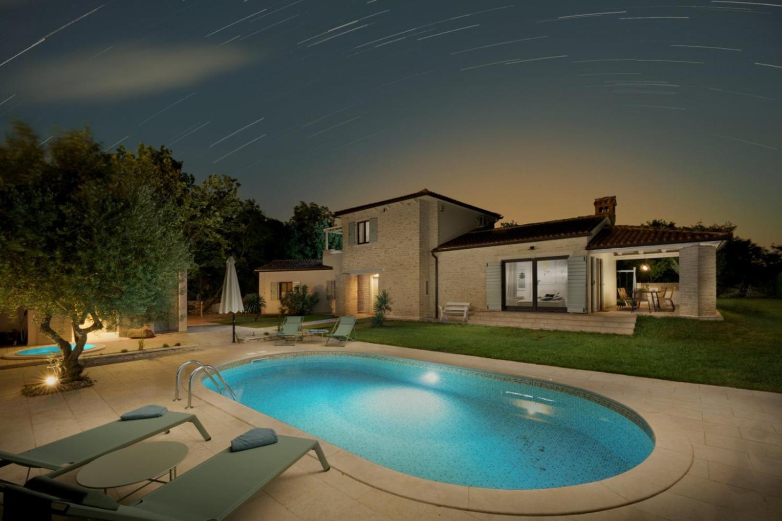 Luxury Villa In Istria - 9,000 Sqm Private Estate With Pool & Sauna, 15 Min To Sea, Near Fazana, 3 Bedrooms Juršići Kültér fotó